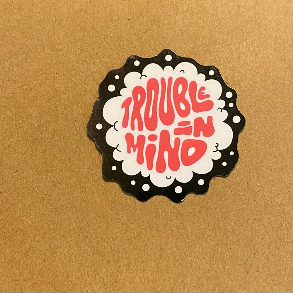 🌈20/$5🌈 Trouble in Mind Sticker
